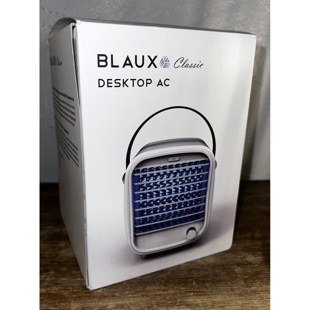 Blaux Classic Desktop AC Portable Cooling Fan NEW OPEN BOX